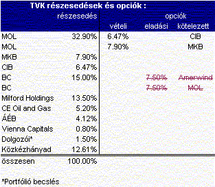 portfólió opciókkal)