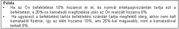 Magasabb hozam a fa alatt!