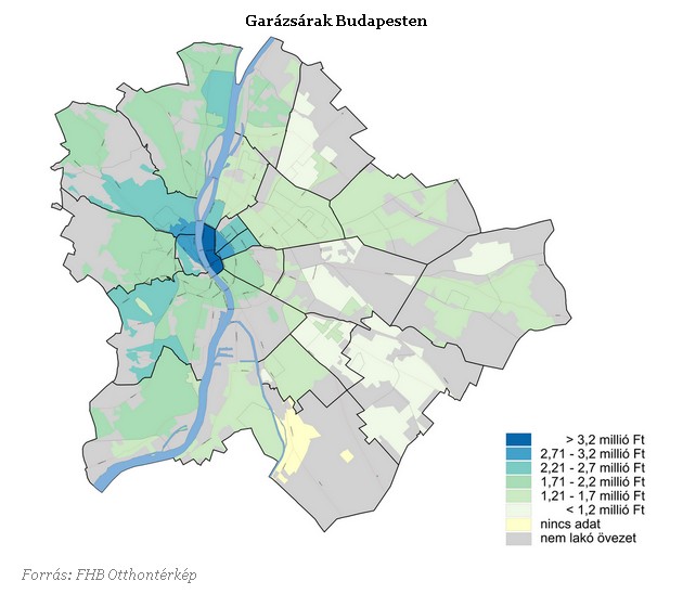 Ennyiért bérelhetsz garázst Budapesten