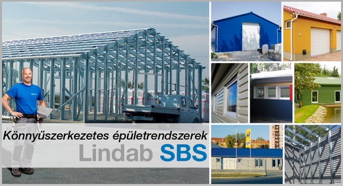 Raktár, üzem, iroda, üzlet és egyéb épület Lindab könnyűszerkezettel