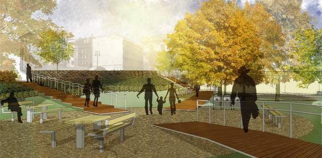 Elkészült a Lánchíd park - Új ökopark Budapest szívében