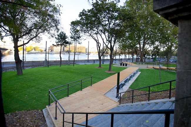 Elkészült a Lánchíd park - Új ökopark Budapest szívében