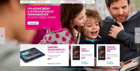 Itt a Telekom.hu portál