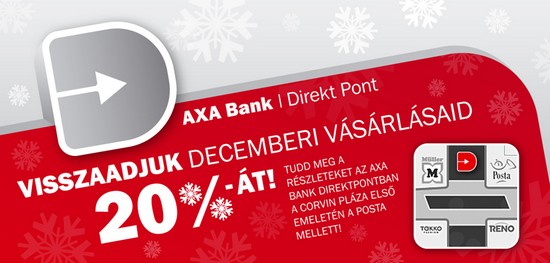 Szeretné visszakapni karácsonyi vásárlásai 20%-át?