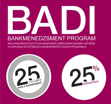 Negyedszázados a Bankárképző és a BADI/Bankmenedzsment Program