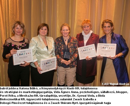 A Meska.hu társalapítója nyerte az AmCham Női Kiválóság Díjat