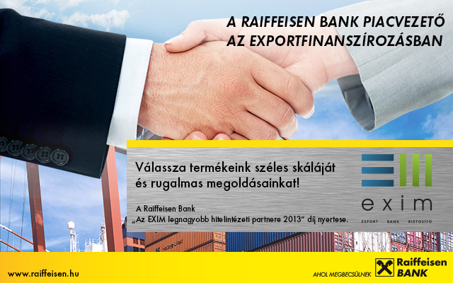 Címlapokon az exportfinanszírozás