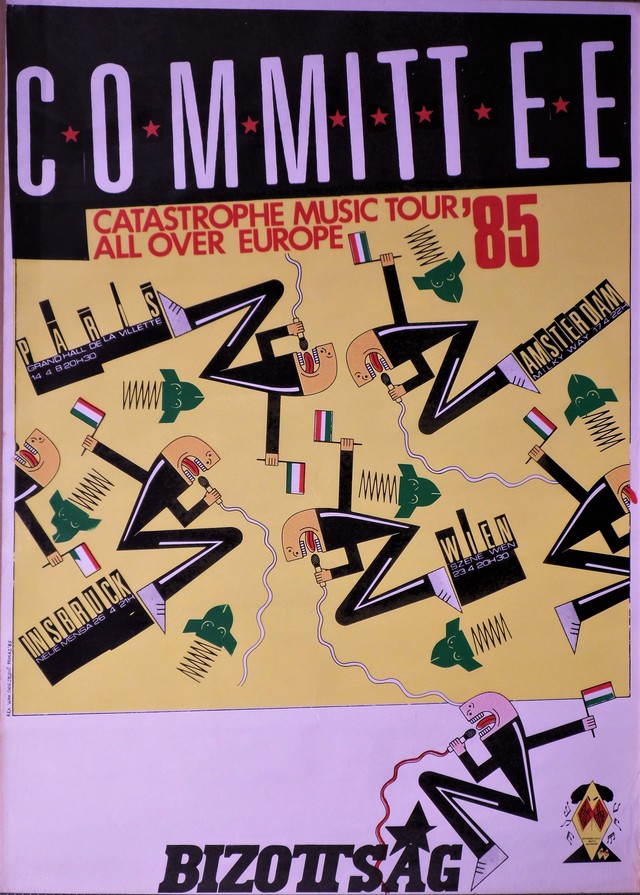 Hobó, Bizottság, Neurotic: az 1980-as évek legjobb zenei plakátjaira lehet licitálni