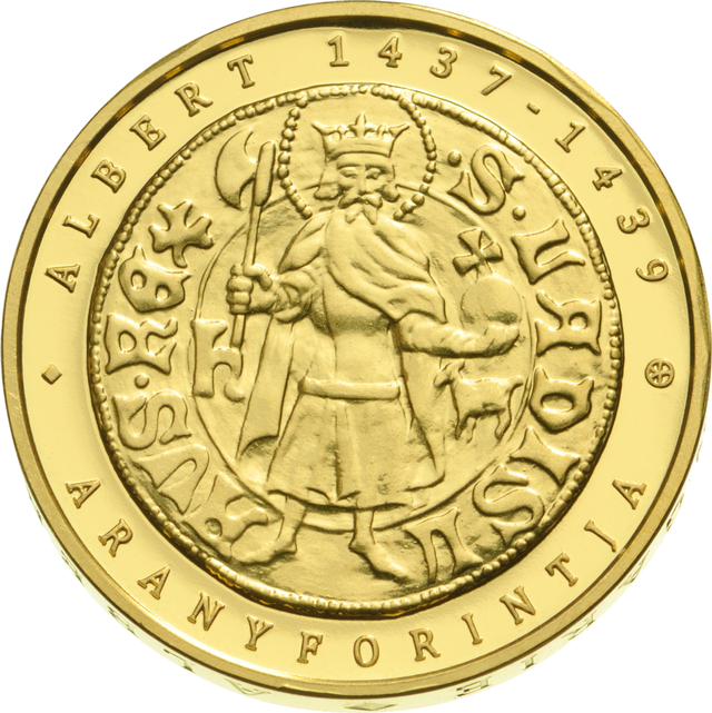 Emlékérme lett Habsburg Albert aranyforintjából!