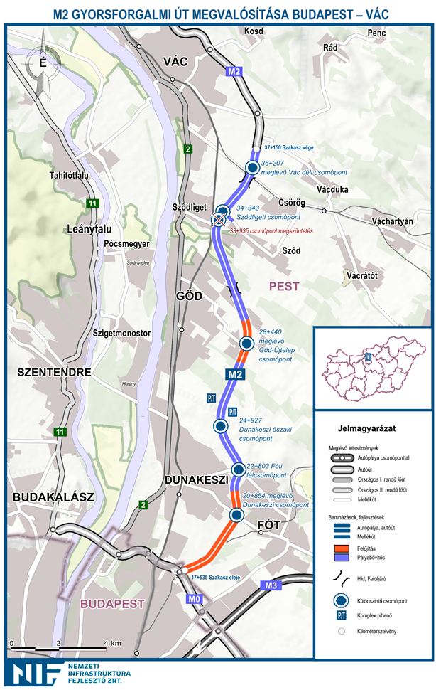 Ãgy halad az M2-es Ã©pÃ­tÃ©se
