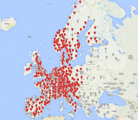 A Tesla beborítaná Superchargerekkel Európát