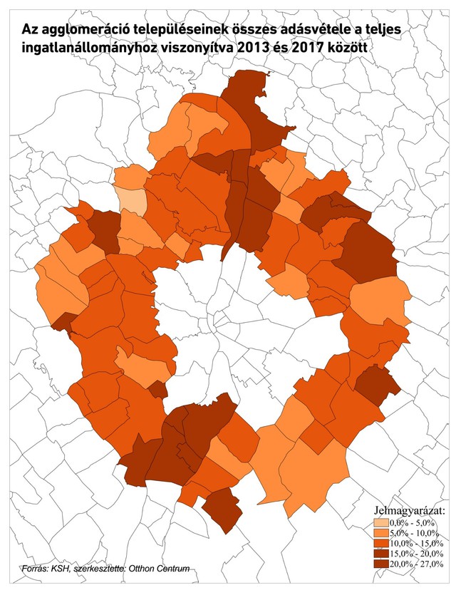 Négy év alatt megduplázódott az agglomeráció ingatlanforgalma