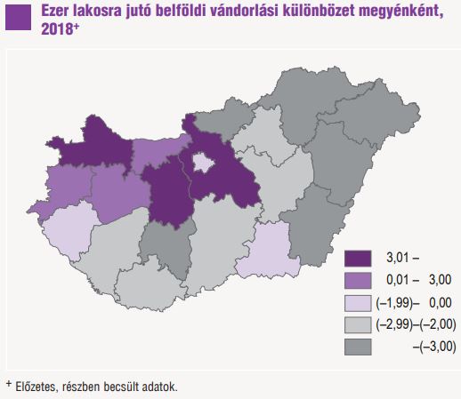 Egyre többen hagyják ott Budapestet - Néhány megyéből egyszerűen menekülnek az emberek