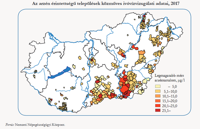 Mérgező víz folyik a csapból? Térképen Magyarország legveszélyesebb települései