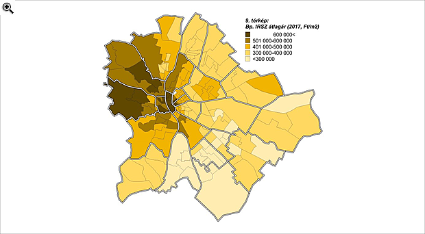 Látványosan lassul a budapesti lakásár-emelkedés: térképen a legfrissebb számok