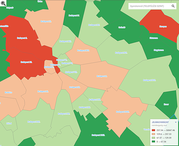 Budapesti lakásbetörések - Van összefüggés a jövedelmekkel?