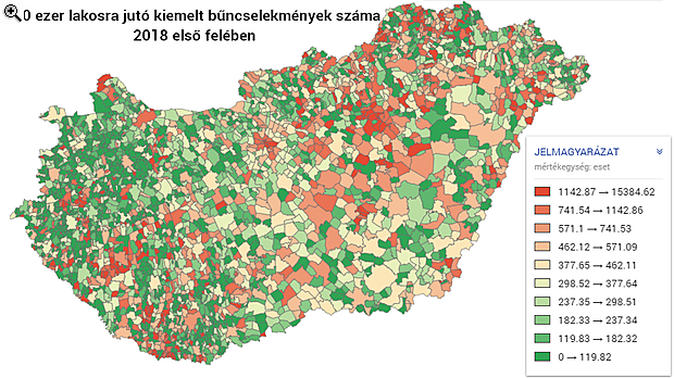 bűnözési térkép magyarország Bunozesi Terkep Magyarorszag Europa Terkep bűnözési térkép magyarország
