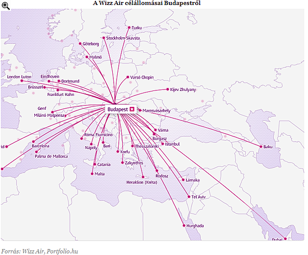 wizzair térkép Egyiptomba indít járatot a Wizz Air | PORTFOLIO.HU wizzair térkép