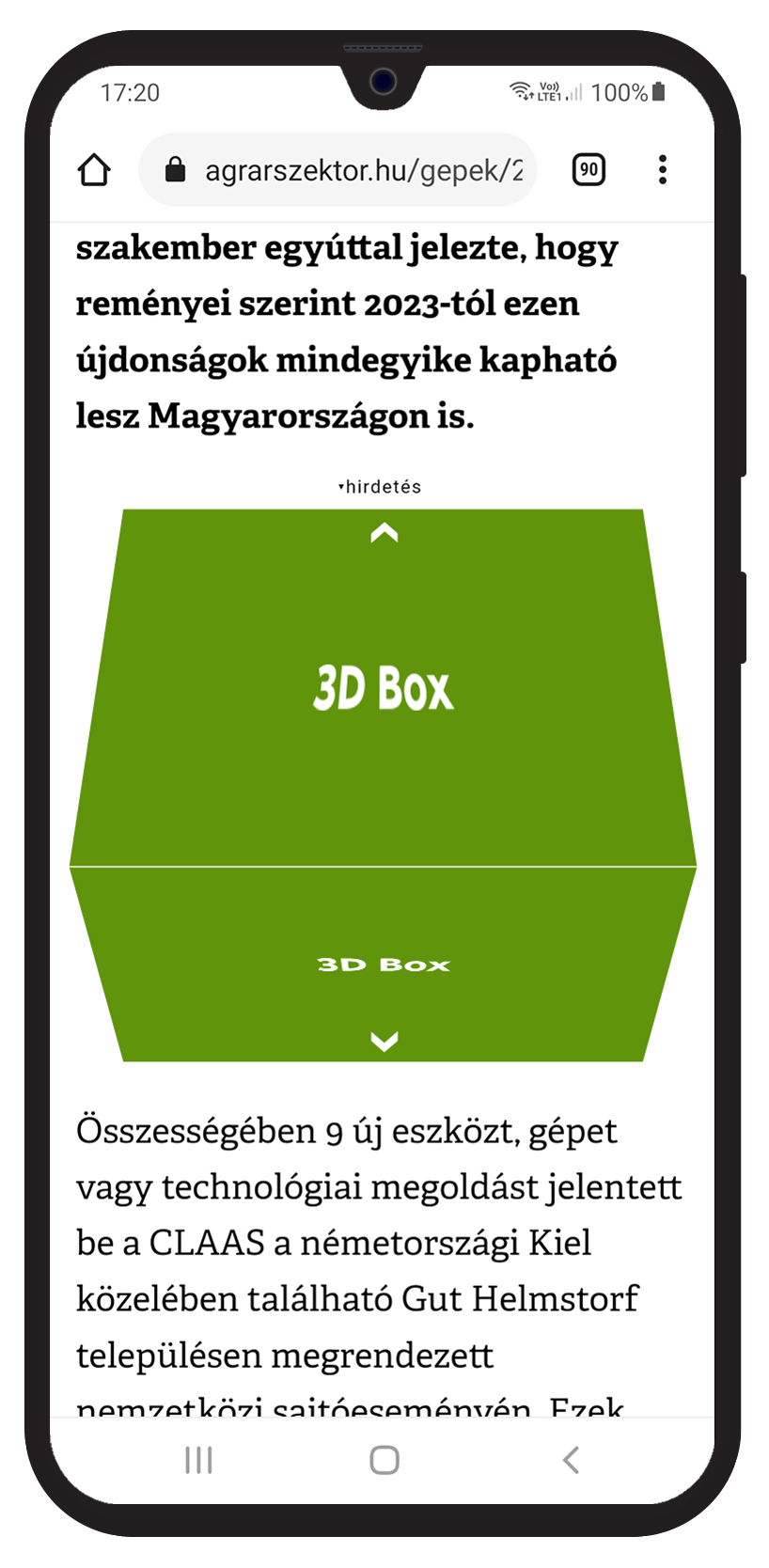3D box