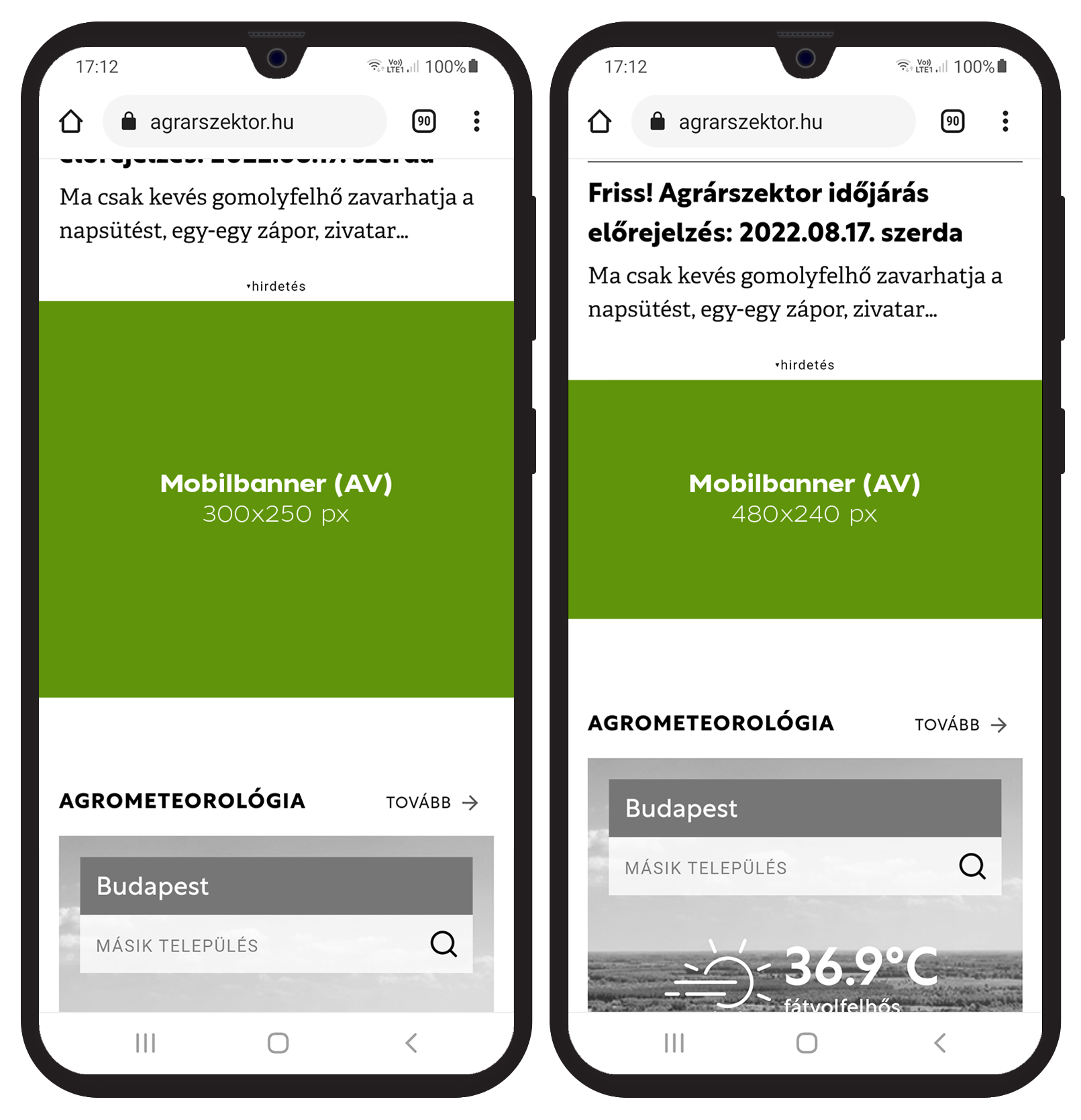 Mobilbanner (AV)
